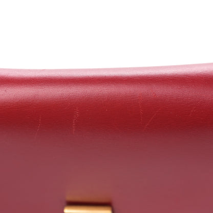 Celine Box Calfskin Medium Classic Box Flap Bag Red 12 of 18