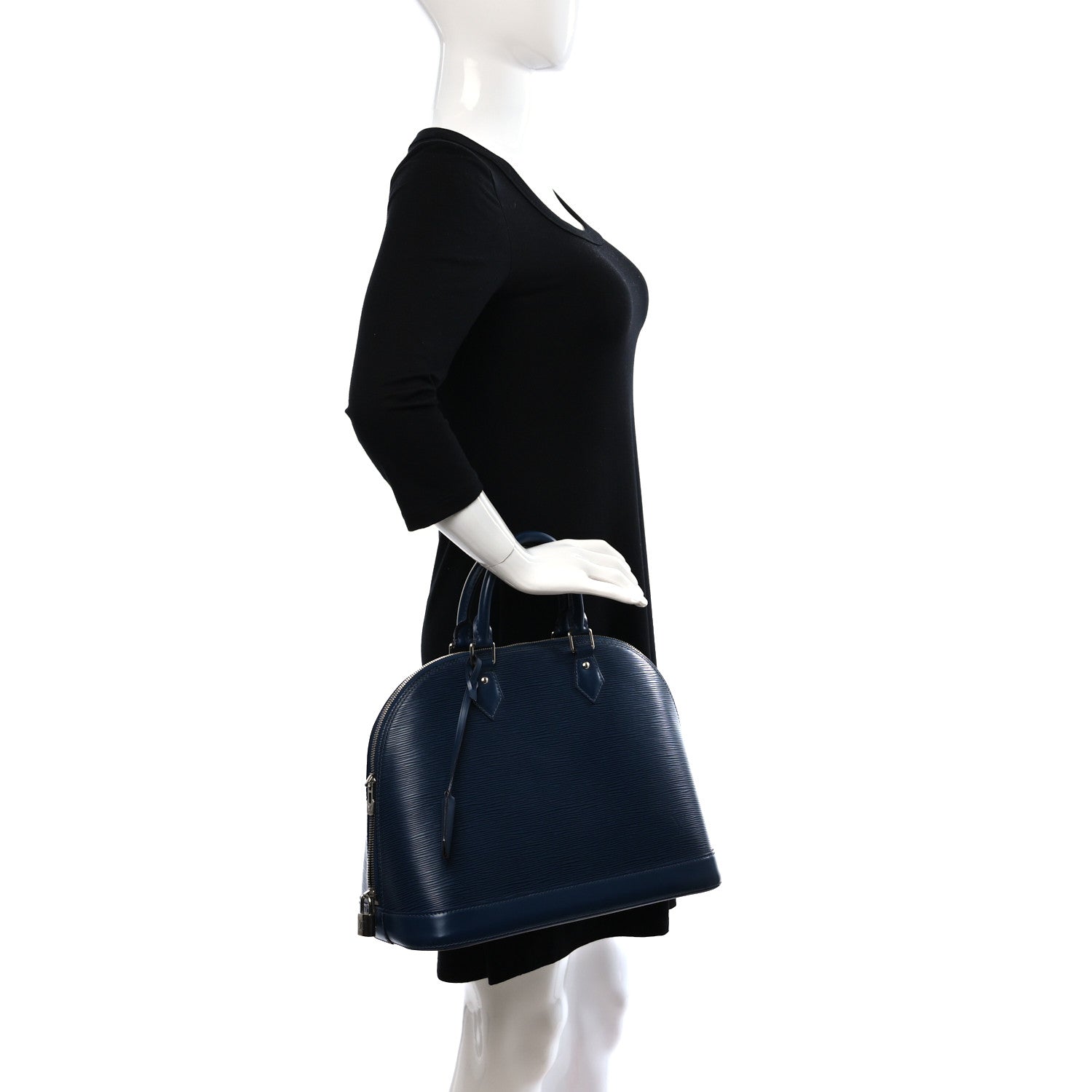 Louis Vuitton Epi Alma PM Indigo 2 of 8