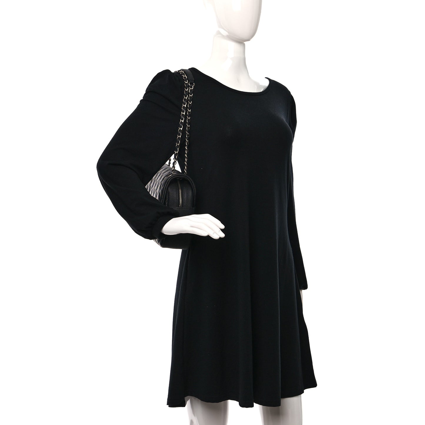 Caviar Quilted Jumbo Easy Flap Black