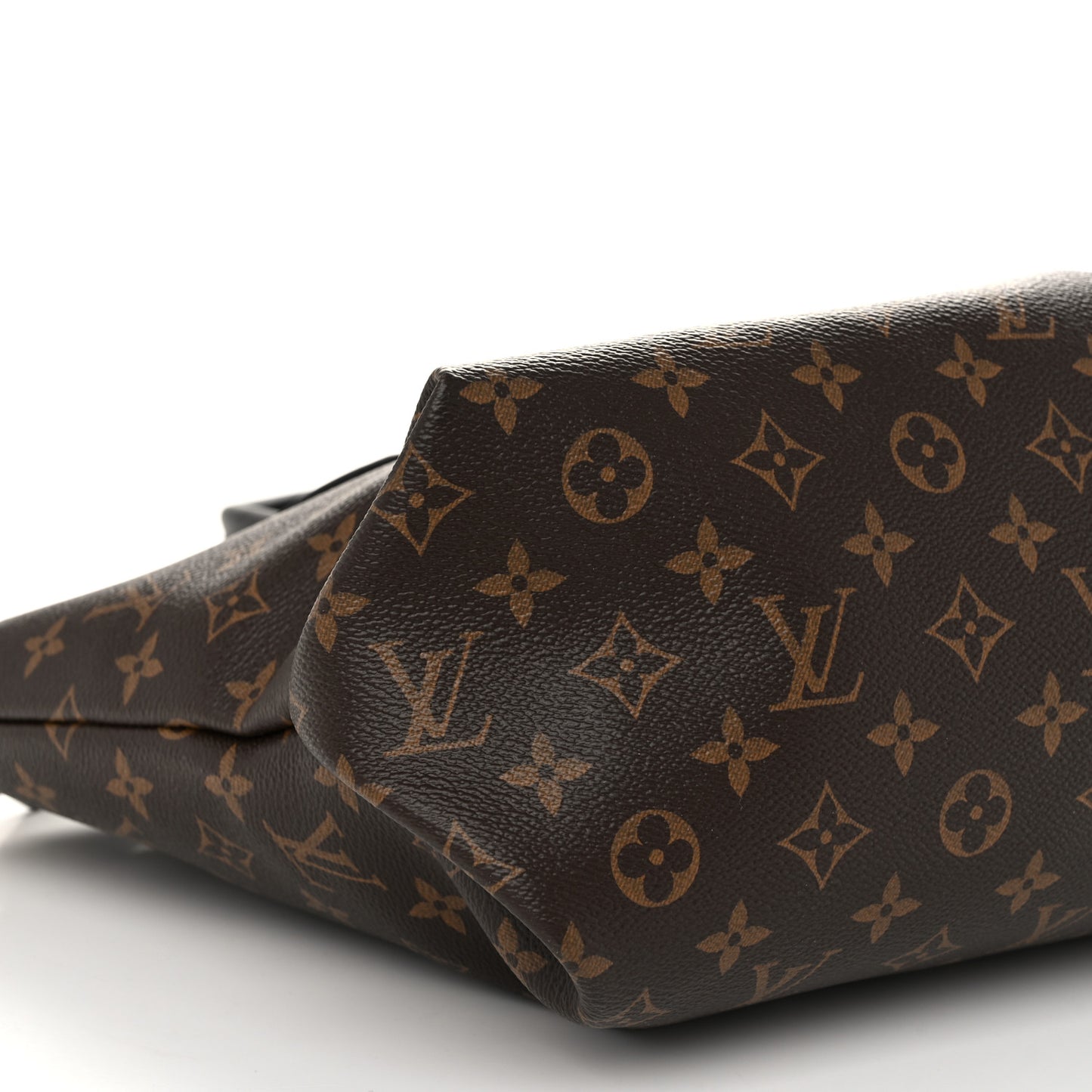Monogram Flower Zipped Tote MM Black