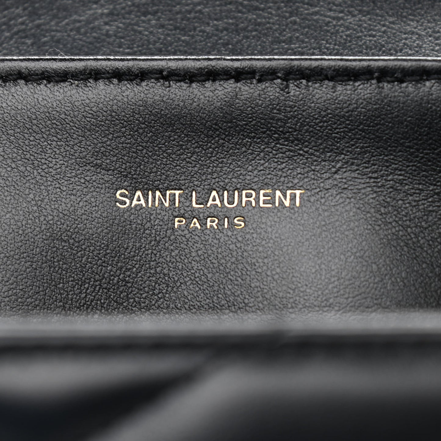 Calfskin Y Quilted Monogram Small Loulou Chain Satchel Black