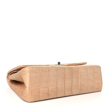 Chanel Iridescent Alligator Jumbo Double Flap Beige 4 of 10
