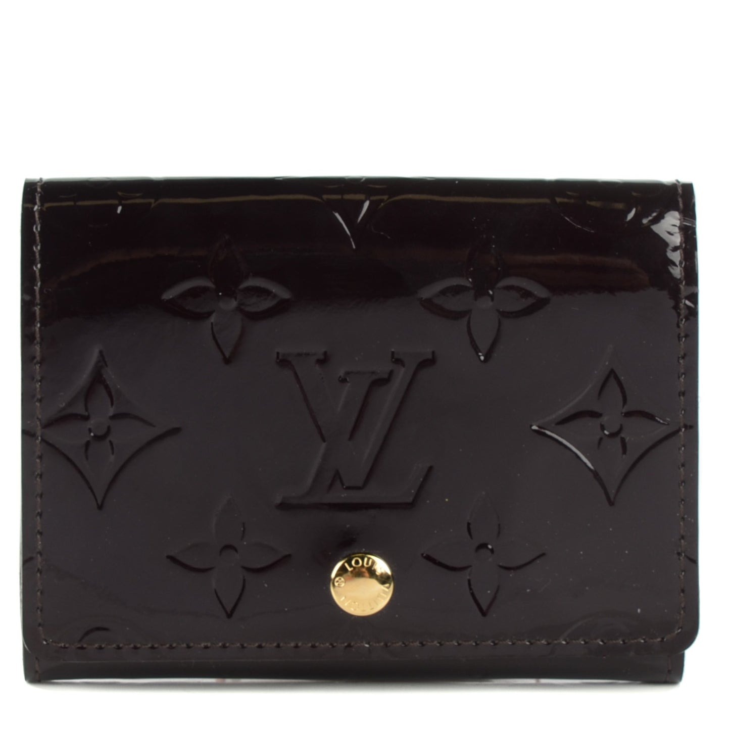 Vernis Business Card Holder Amarante