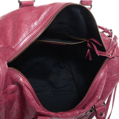 Balenciaga Agneau Classic Hardware Maxi Twiggy Cassis 5 of 12