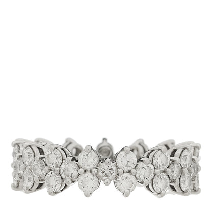 Tiffany Platinum Diamond Aria Band Ring 54 7 3 of 4