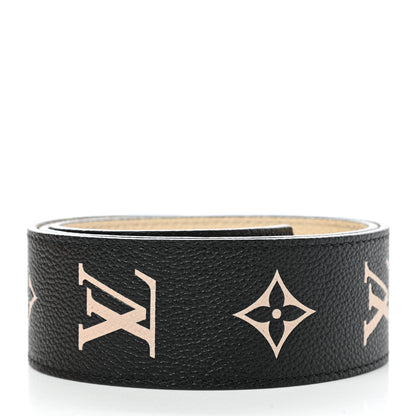 Louis Vuitton Empreinte Monogram Bandouliere Shoulder Strap Black Beige 2 of 6