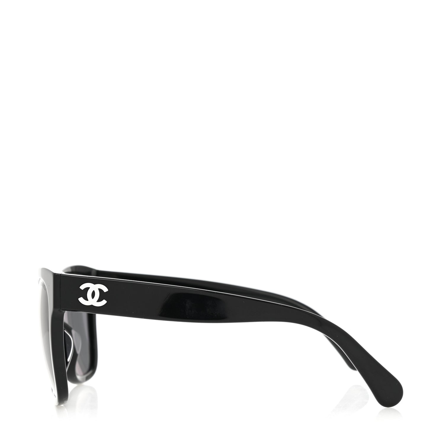Acetate Polarized Square CC Sunglasses 5380 Black
