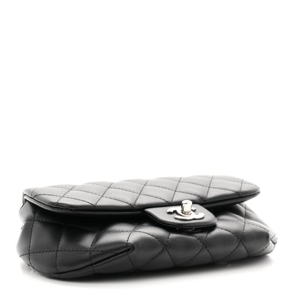 Chanel Calfskin Quilted CC Uniform Flap Belt Bag Black 4 of 11