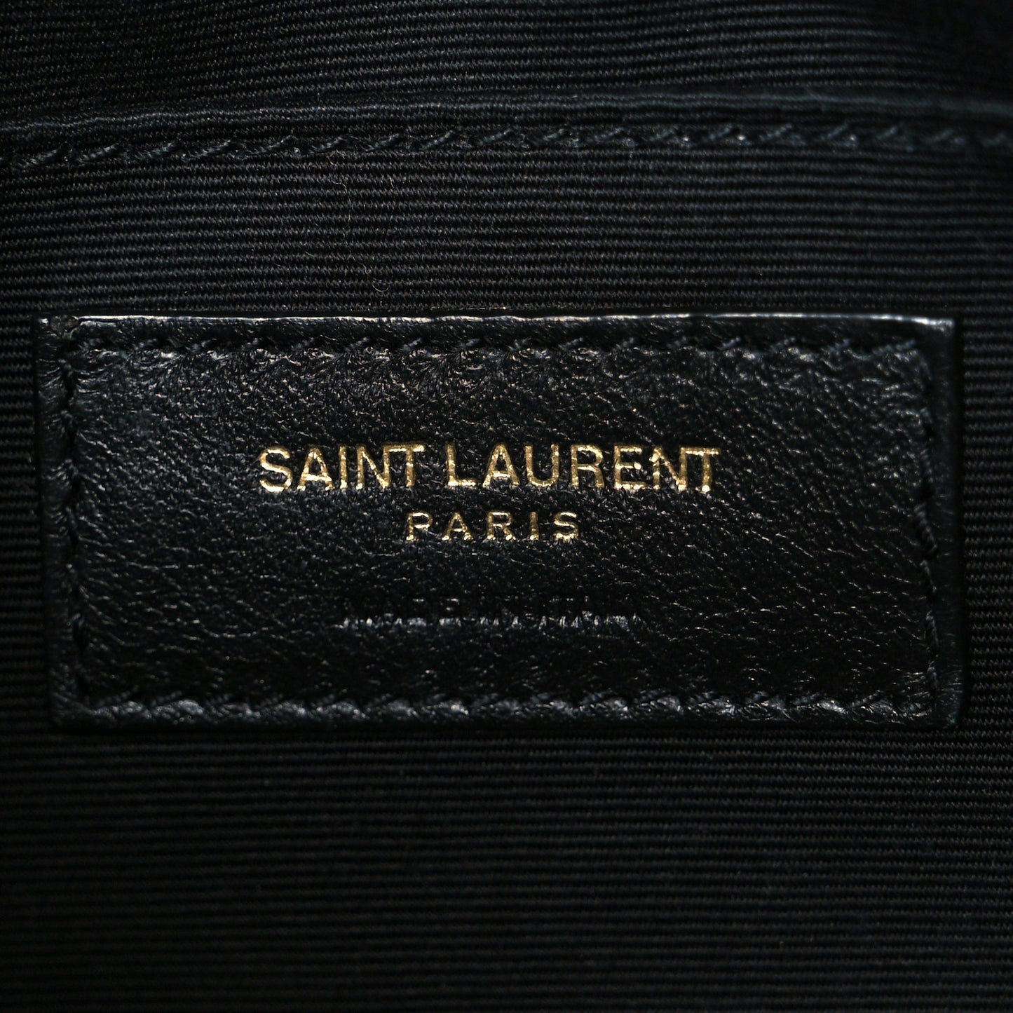 Suede Calfskin Matelasse Monogram Lou Camera Bag Black