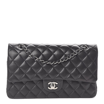 Chanel Lambskin Quilted Medium Double Flap Black 1 of 18