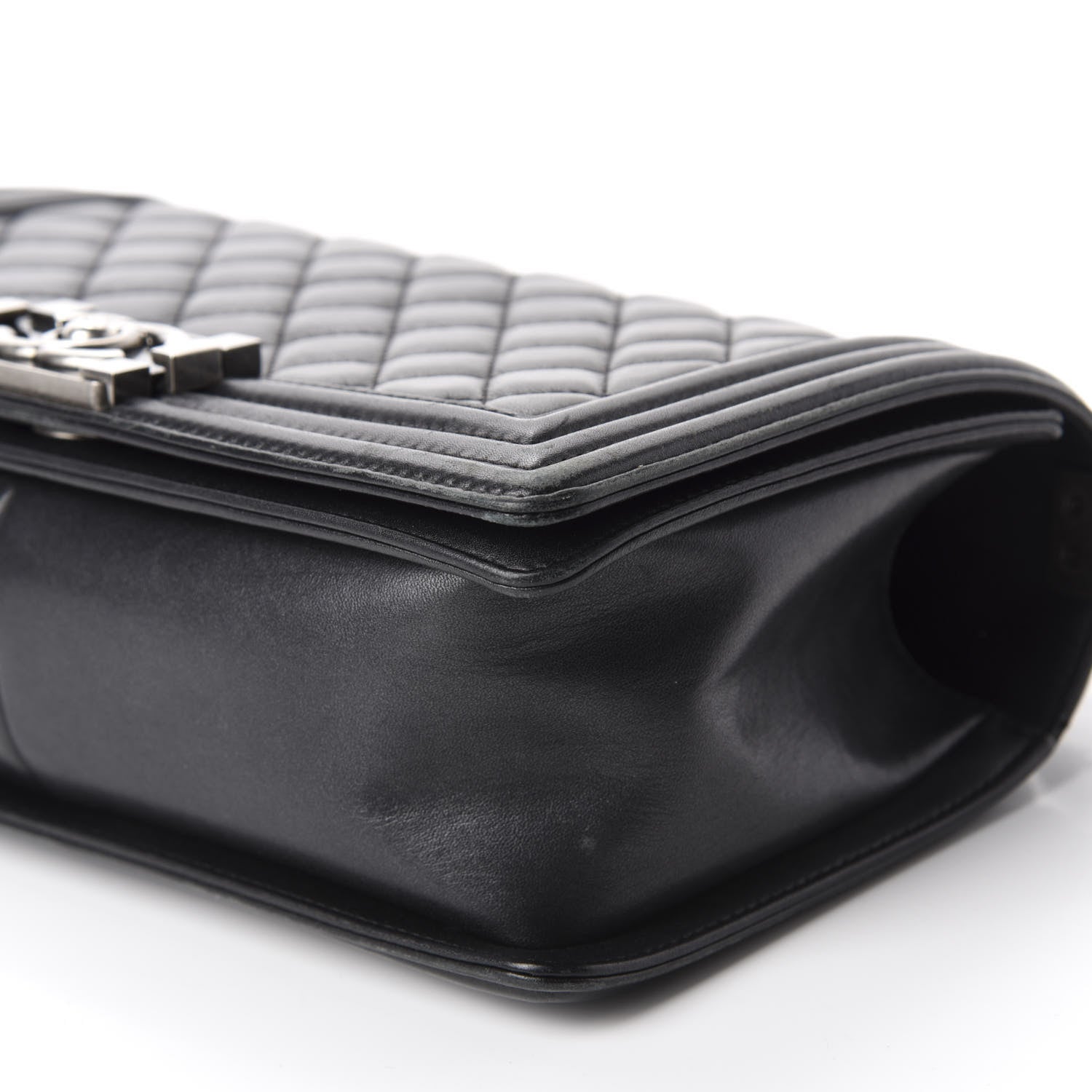 Chanel Calfskin Quilted Medium Boy Flap Black 7 of 13