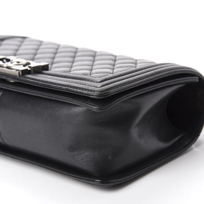 Chanel Calfskin Quilted Medium Boy Flap Black 7 of 13
