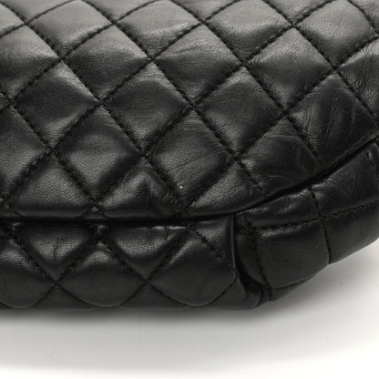 Chanel Lambskin Quilted Banane Waist Bag Fanny Pack Black 2 of 12