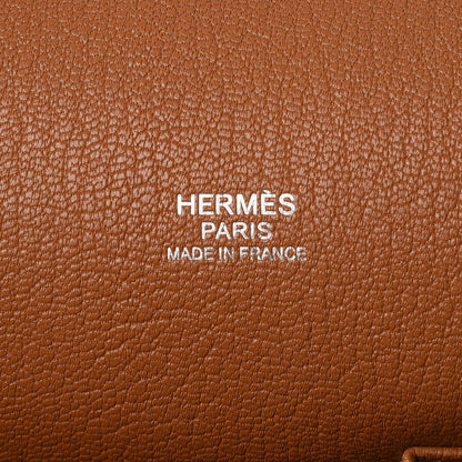 Hermes Taurillon Clemence Jypsiere 31 Gold 6 of 8
