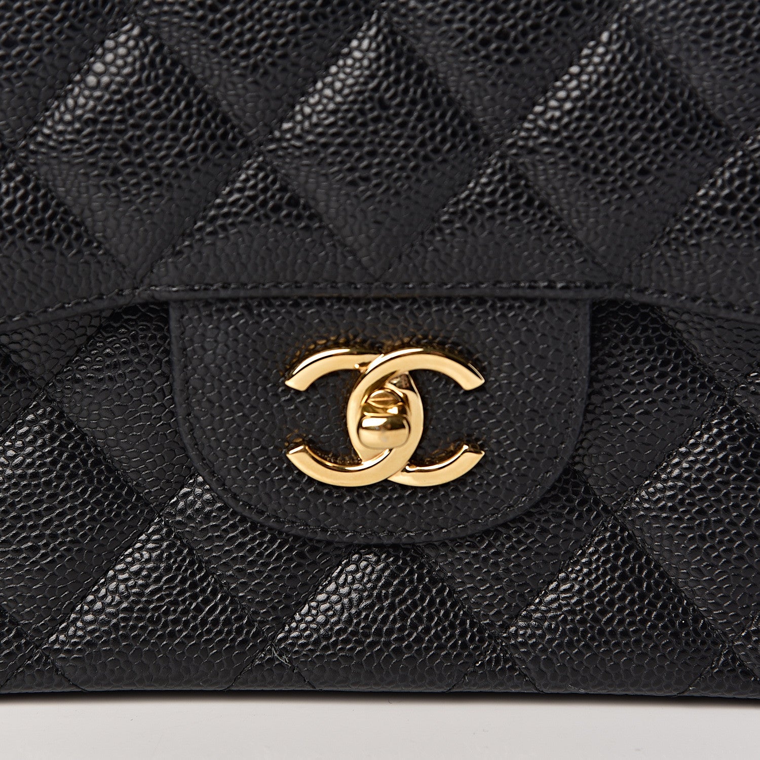 Chanel Caviar Quilted Jumbo Double Flap Black 8 of 11