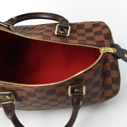 Louis Vuitton Damier Ebene Speedy 30 5 of 17