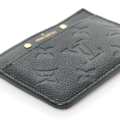 Louis Vuitton Empreinte Card Holder Black 9 of 10