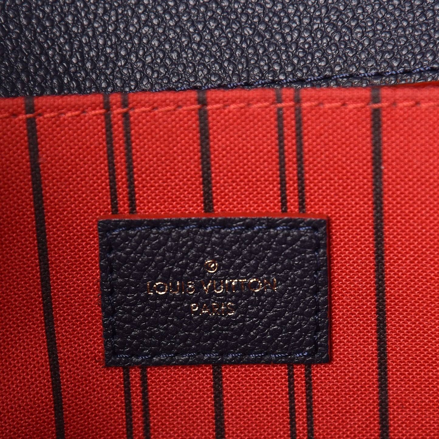 Empreinte Pochette Metis Marine Rouge