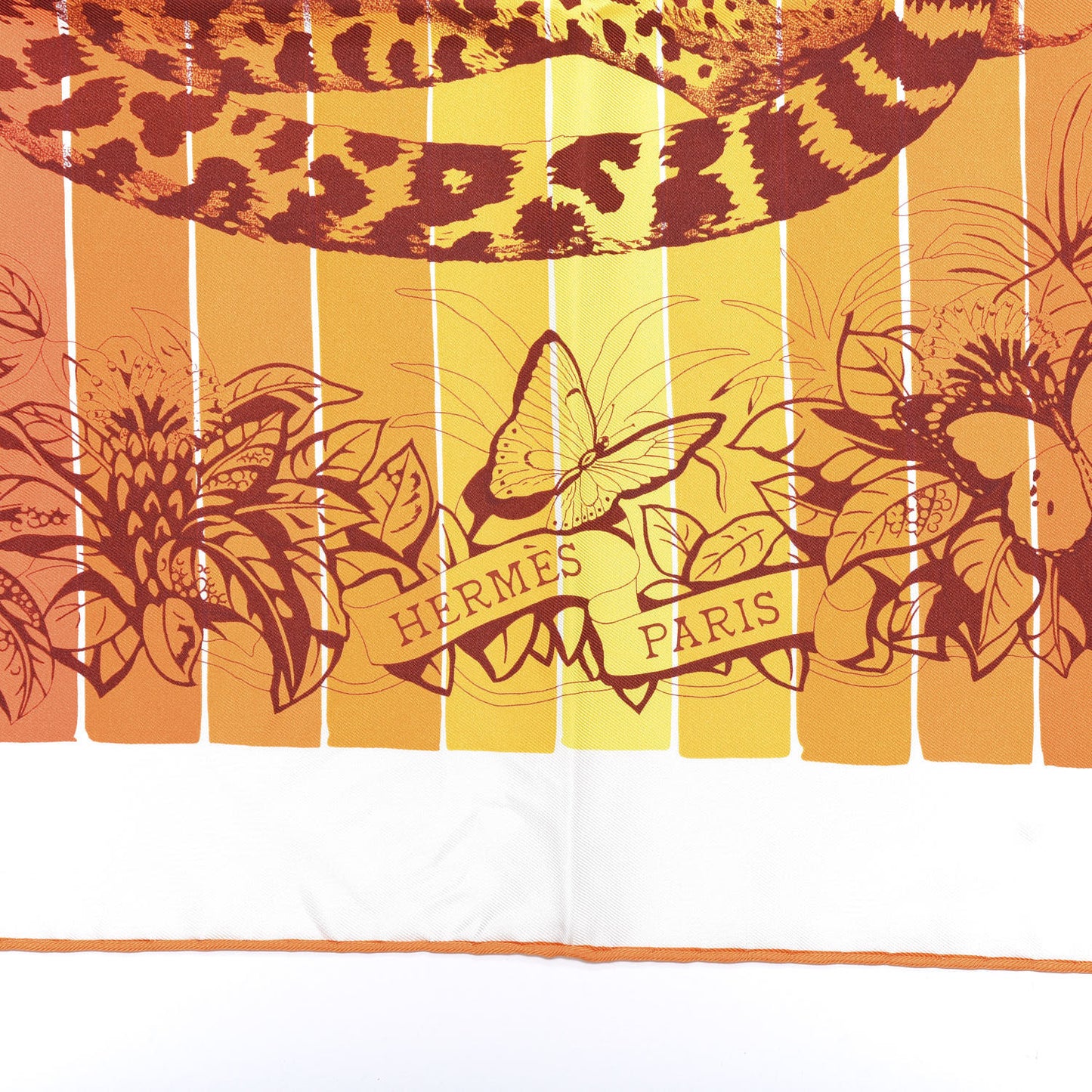 Silk Carre Jungle Love Rainbow Scarf 90