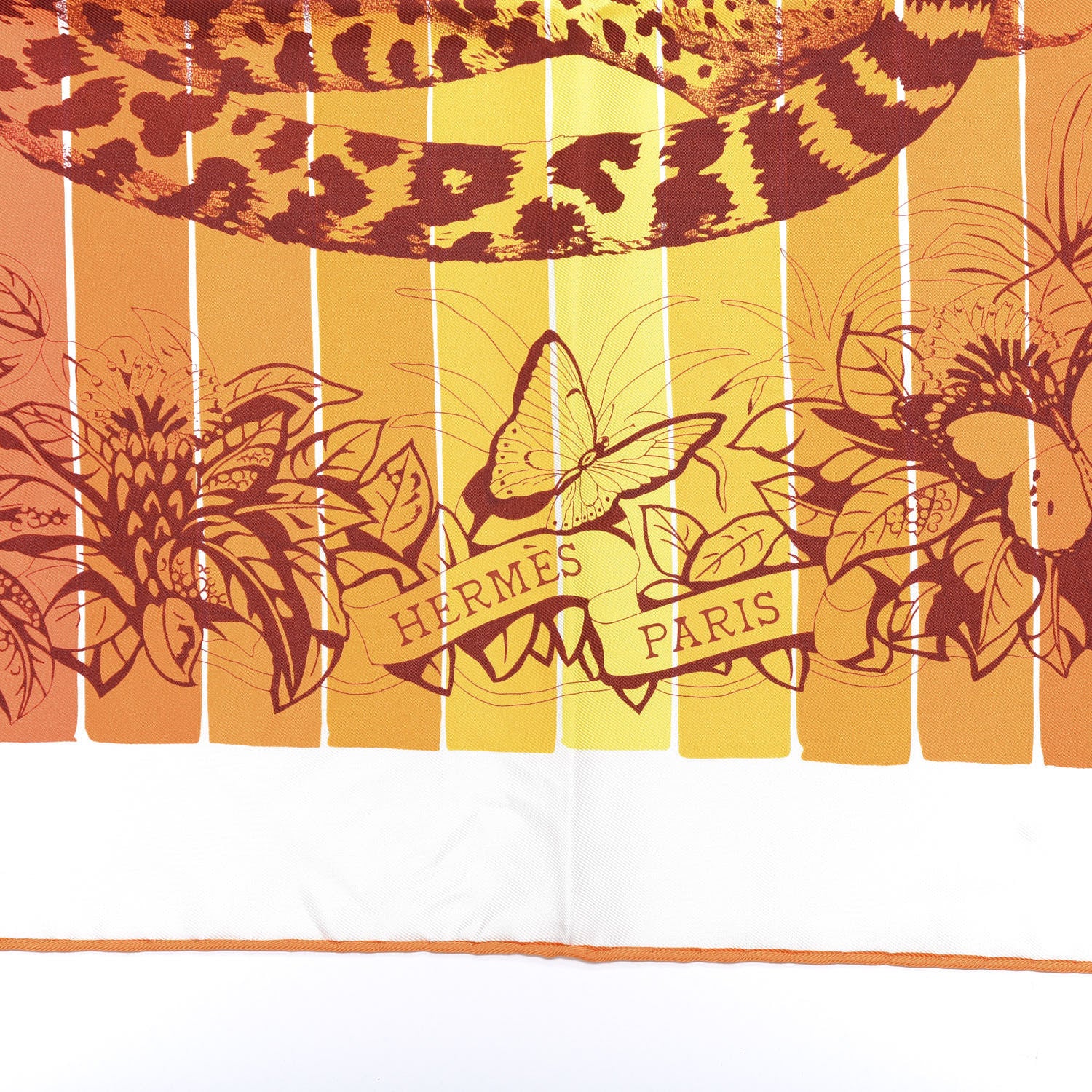 Hermes Silk Carre Jungle Love Rainbow Scarf 90 2 of 4