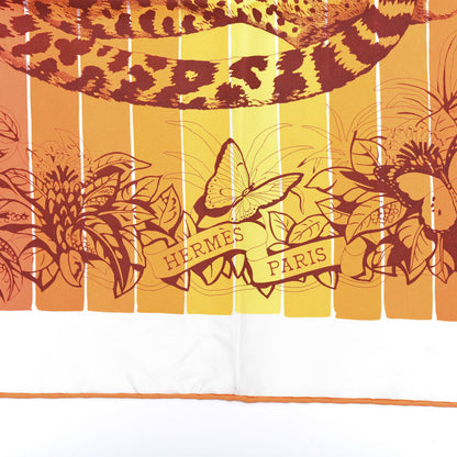 Hermes Silk Carre Jungle Love Rainbow Scarf 90 2 of 4