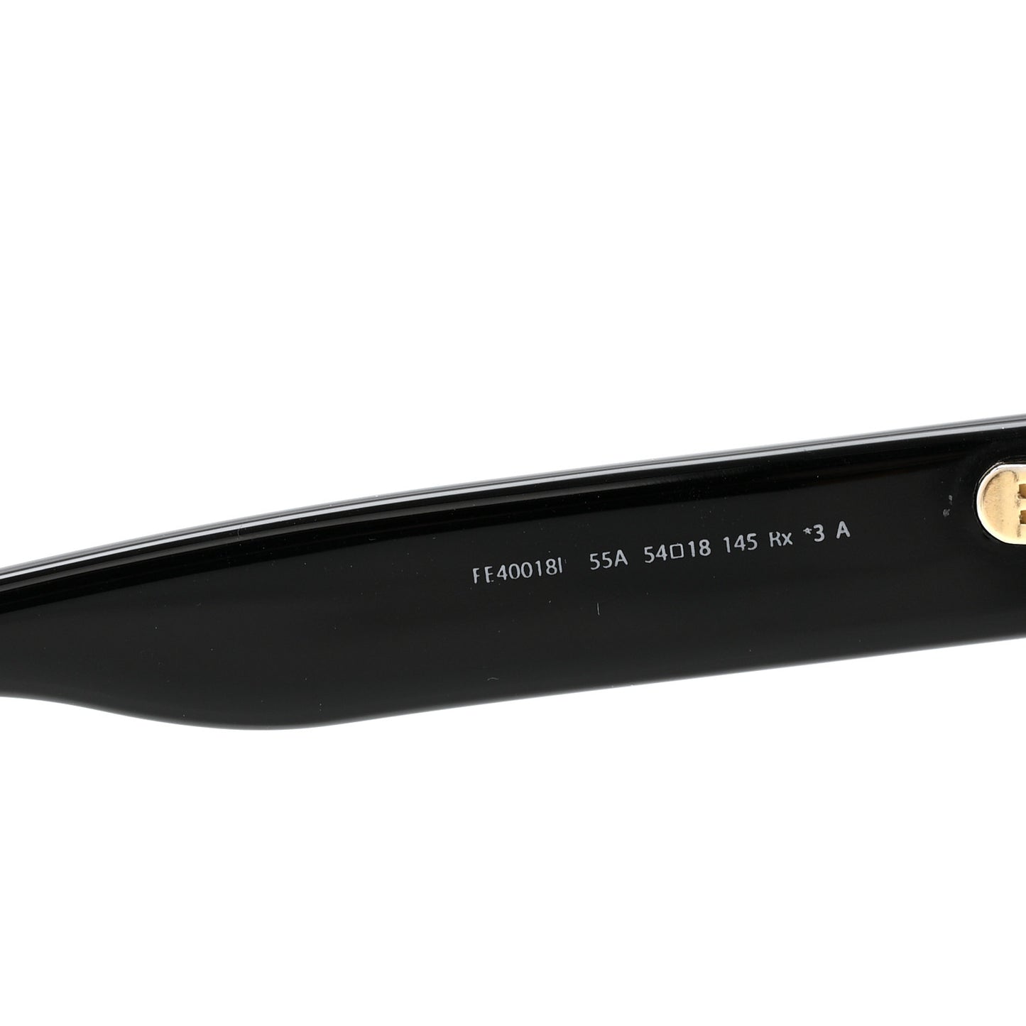Acetate Fendi Bold Sunglasses FE40018I Havana Black