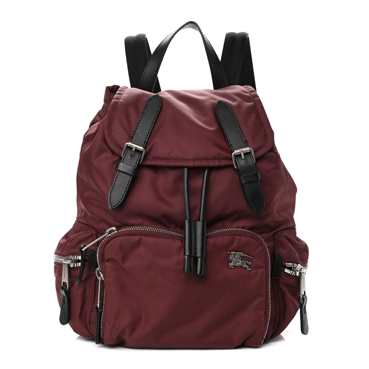 Burberry Nylon Puffer Medium Rucksack Backpack Burgundy 1 of 10