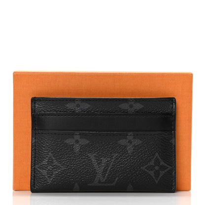Louis Vuitton Monogram Eclipse Porte-Cartes Double Card Holder 7 of 7