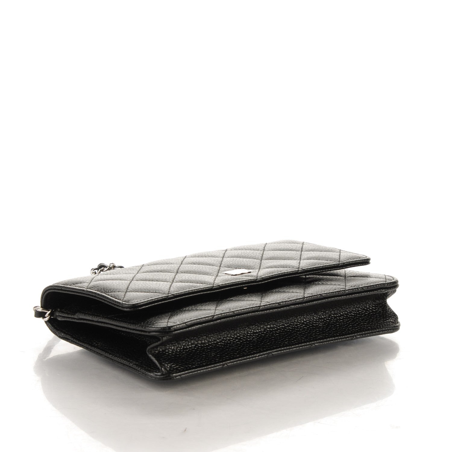 Chanel Caviar Quilted Wallet On Chain WOC Black 4 of 8