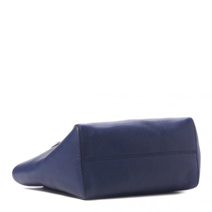 Gucci Dollar Calfskin Small Swing Tote Classic Marine Deep Cobalt 3 of 7