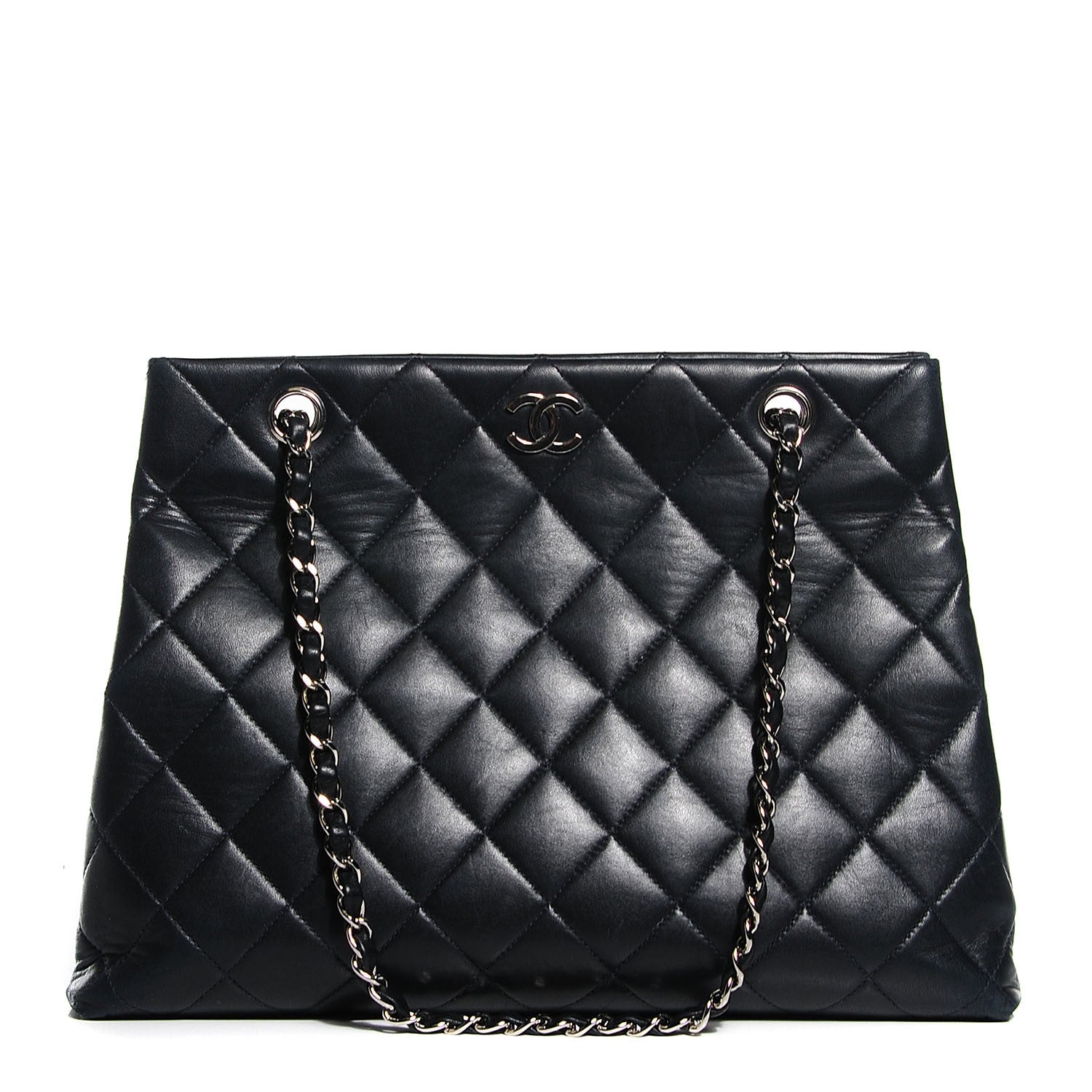 Chanel Lambskin Quilted Shoulder Bag Black 1 of 7