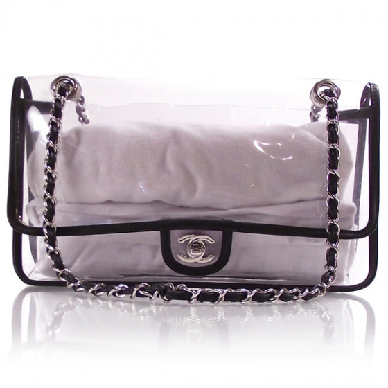 Chanel Vinyl Transparent Flap 1 of 11
