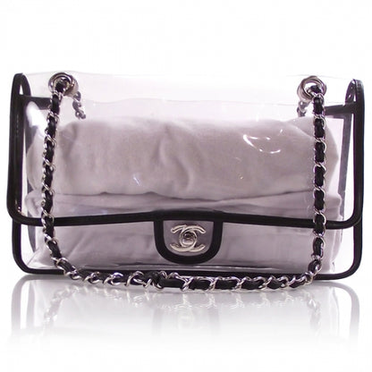Chanel Vinyl Transparent Flap 1 of 11