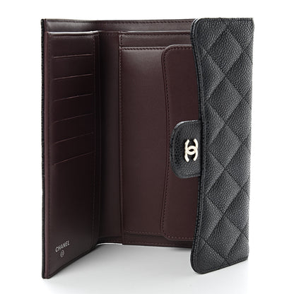 Chanel Caviar Quilted Large Flap Wallet Black 5 of 11