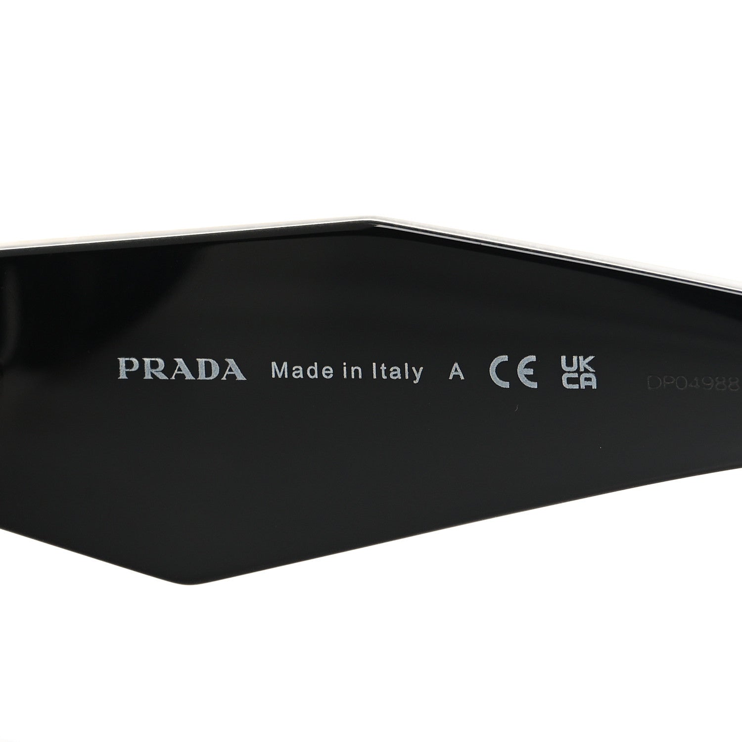 Prada Acetate Symbole Sunglasses SPR 17W Black 5 of 8