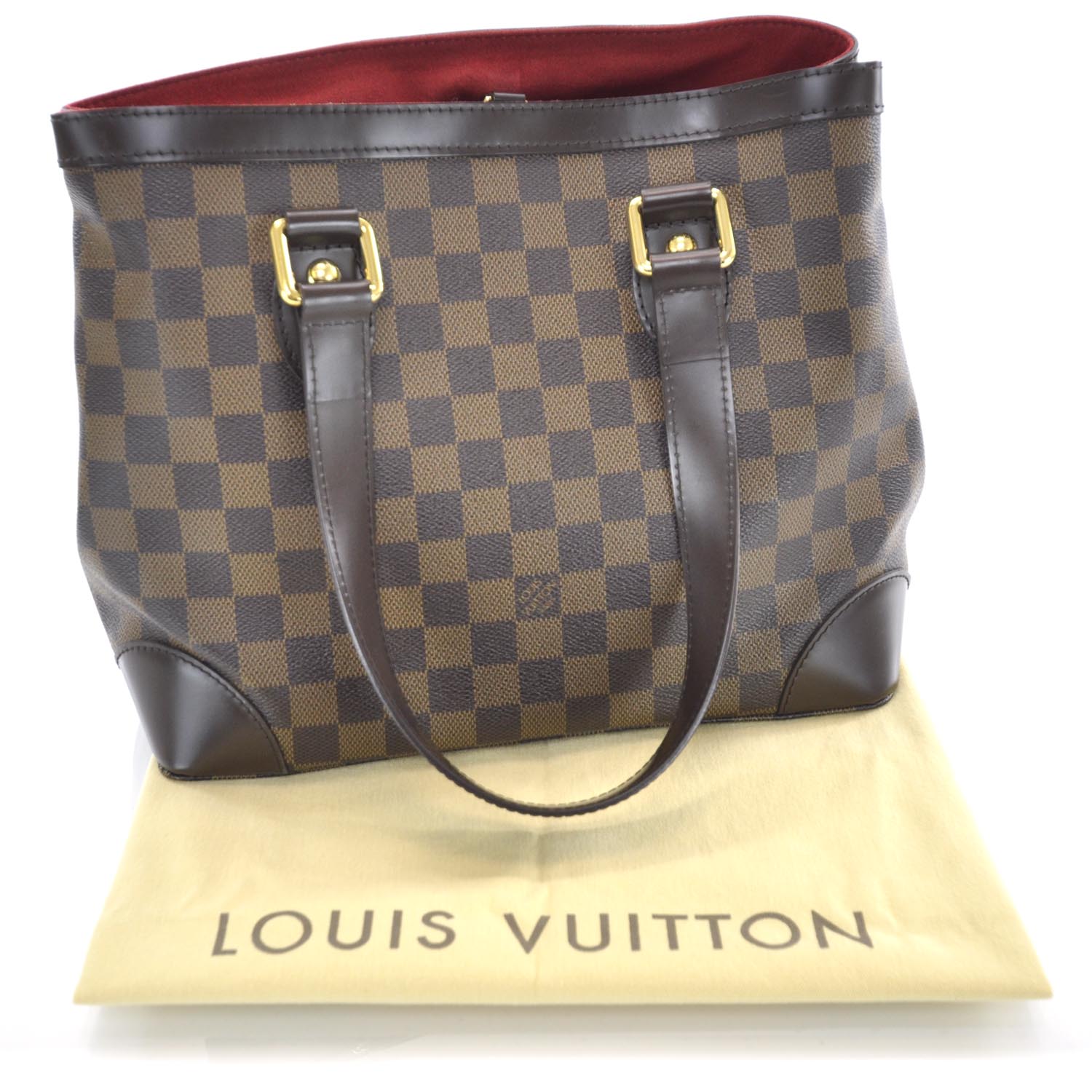 Louis Vuitton Damier Ebene Hampstead PM 3 of 10