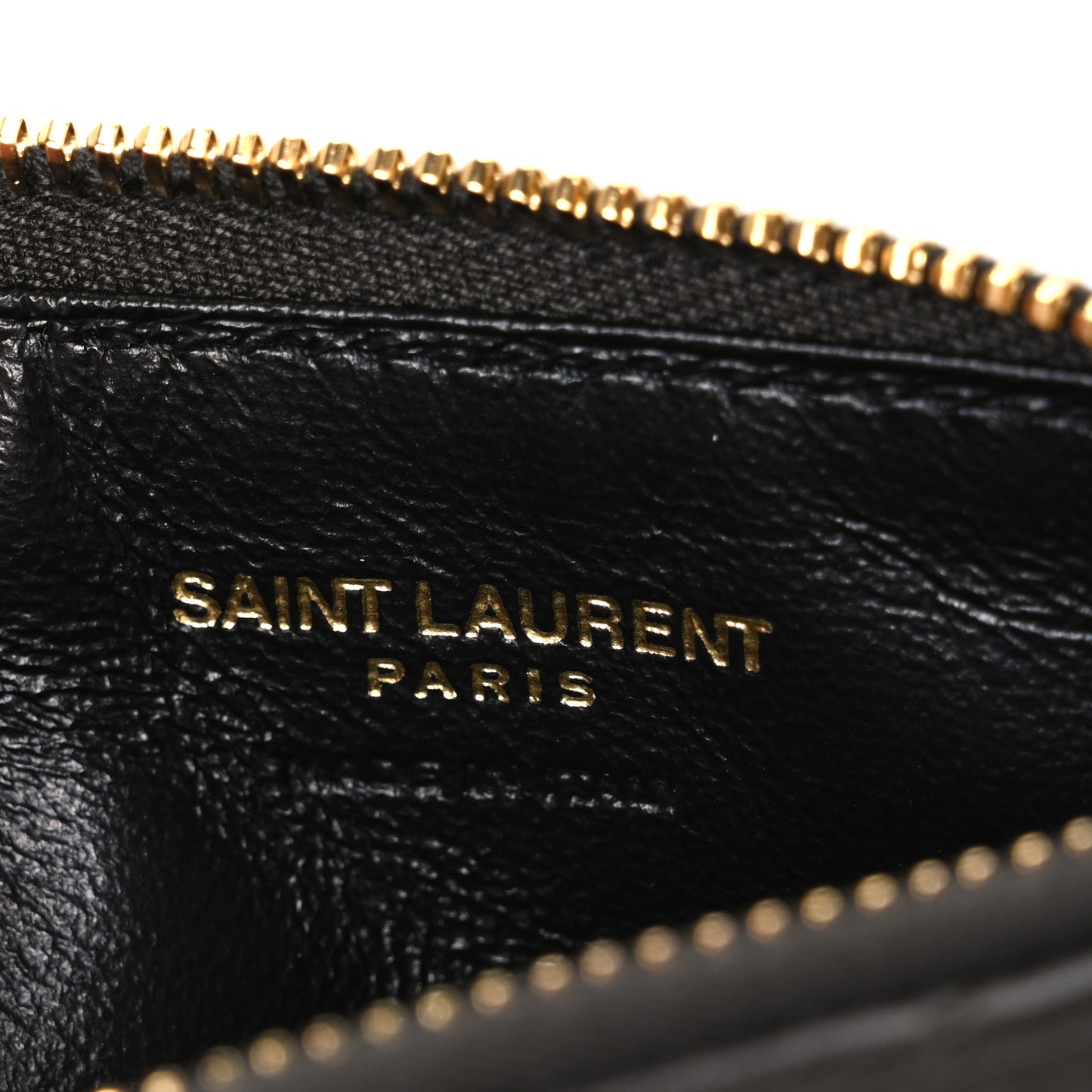 Calfskin Monogram 5 Fragments Zip Pouch Card Holder Fog