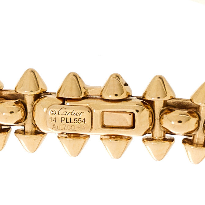 Cartier 18K Pink Gold MM Clash De Cartier Flexible Bracelet 14 3 of 4