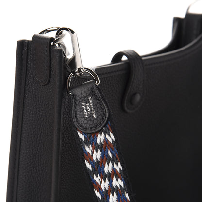 Hermes Taurillon Maurice Zigzag Evelyne TPM Black 9 of 11