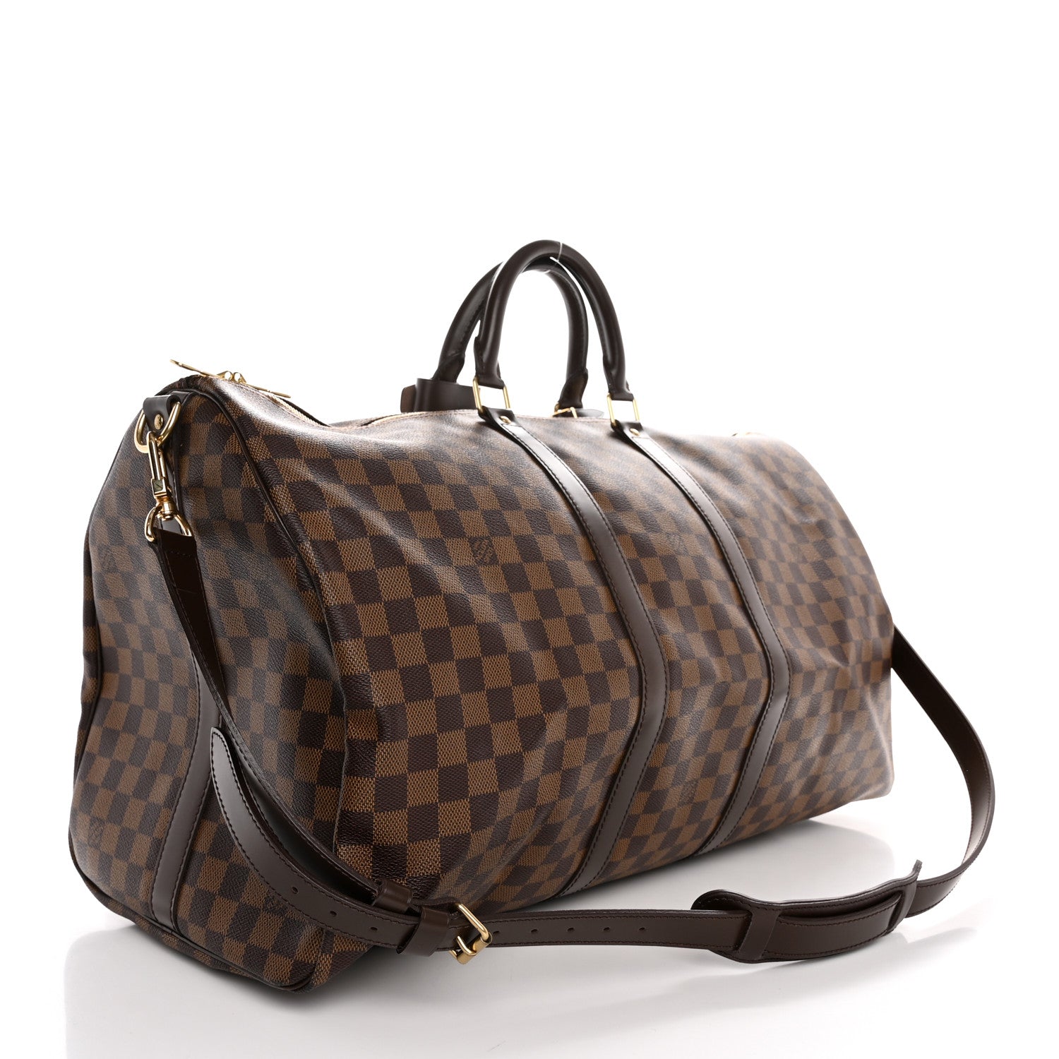 Louis Vuitton Damier Ebene Keepall Bandouliere 55 2 of 9