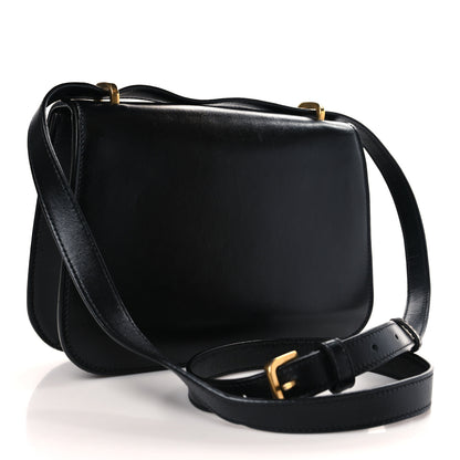 Saint Laurent Smooth Calfskin Small Spontini Saddle Bag Black 3 of 12