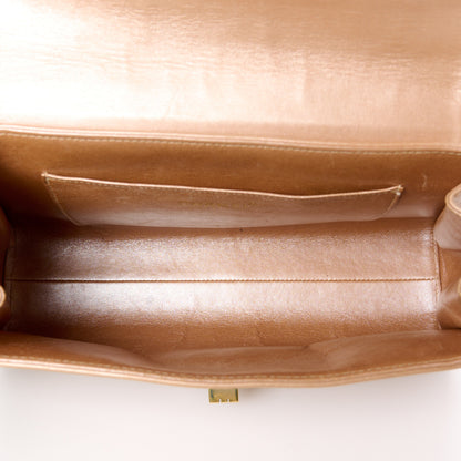 Chanel Metallic Lambskin Chocolate Bar Accordion Mademoiselle Pink 5 of 16