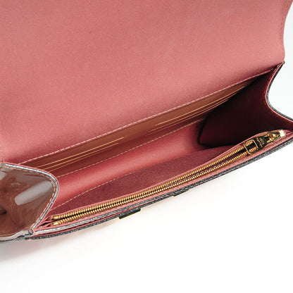 Louis Vuitton Vernis New Sobe Clutch Rose Velours 5 of 7