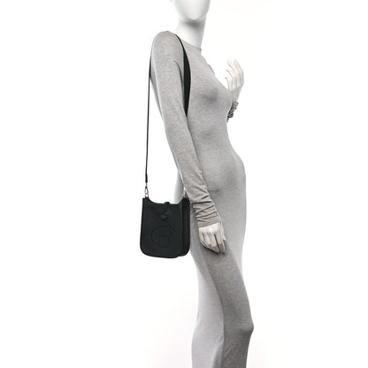 Hermes Taurillon Clemence Evelyne TPM Black 2 of 11