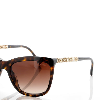Chanel Butterfly Fall Sunglasses 5268 Dark Tortoise Gold 7 of 8
