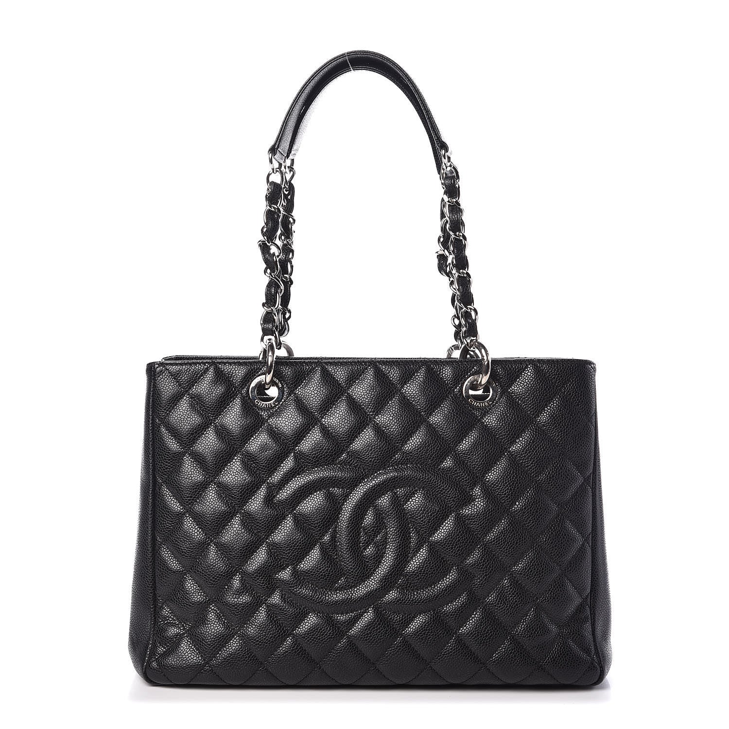 Chanel Caviar Quilted Grand Shopping Tote GST Black 1 of 9