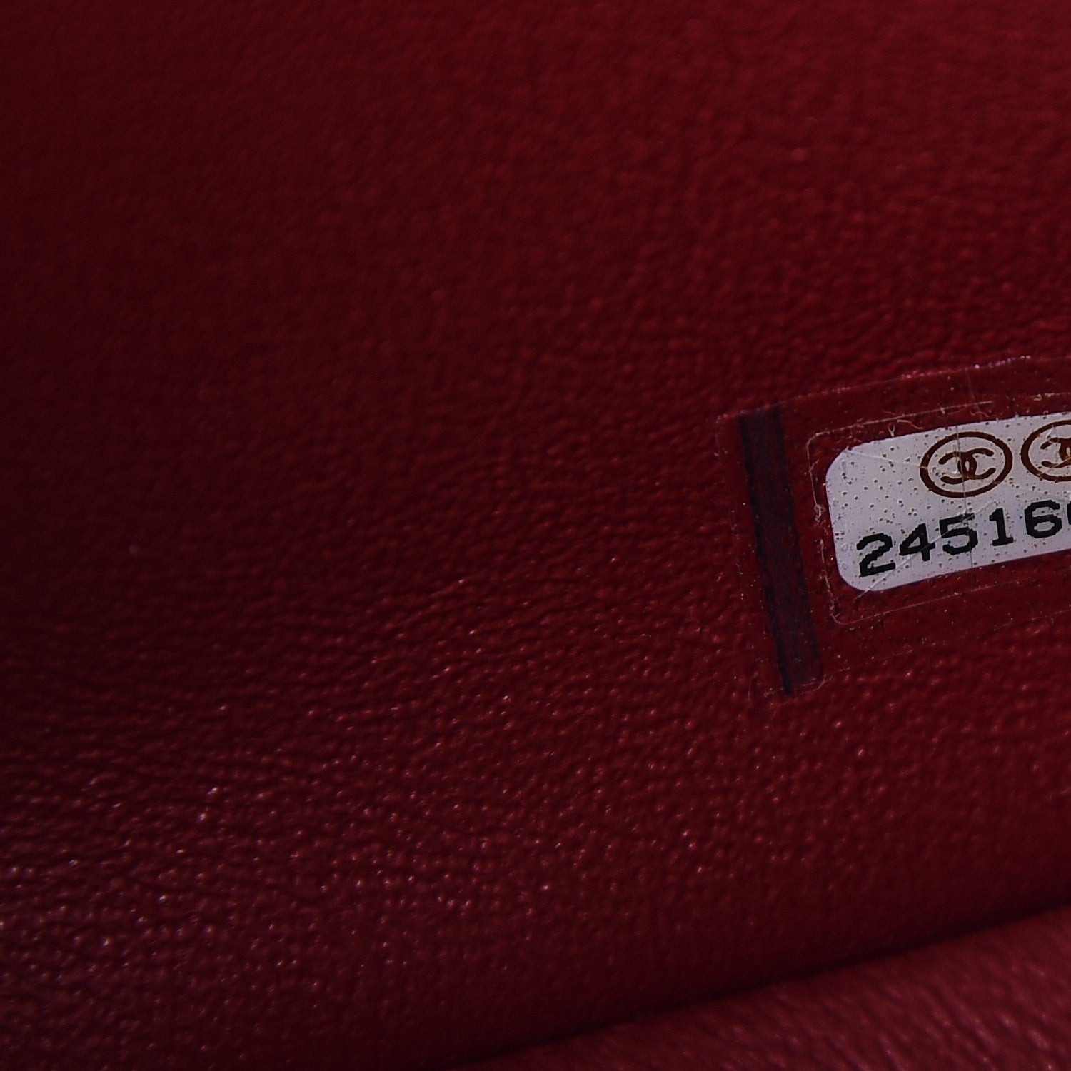 Chanel Caviar Quilted Mini Square Flap Dark Red 7 of 7