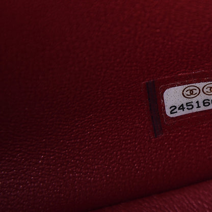Chanel Caviar Quilted Mini Square Flap Dark Red 7 of 7