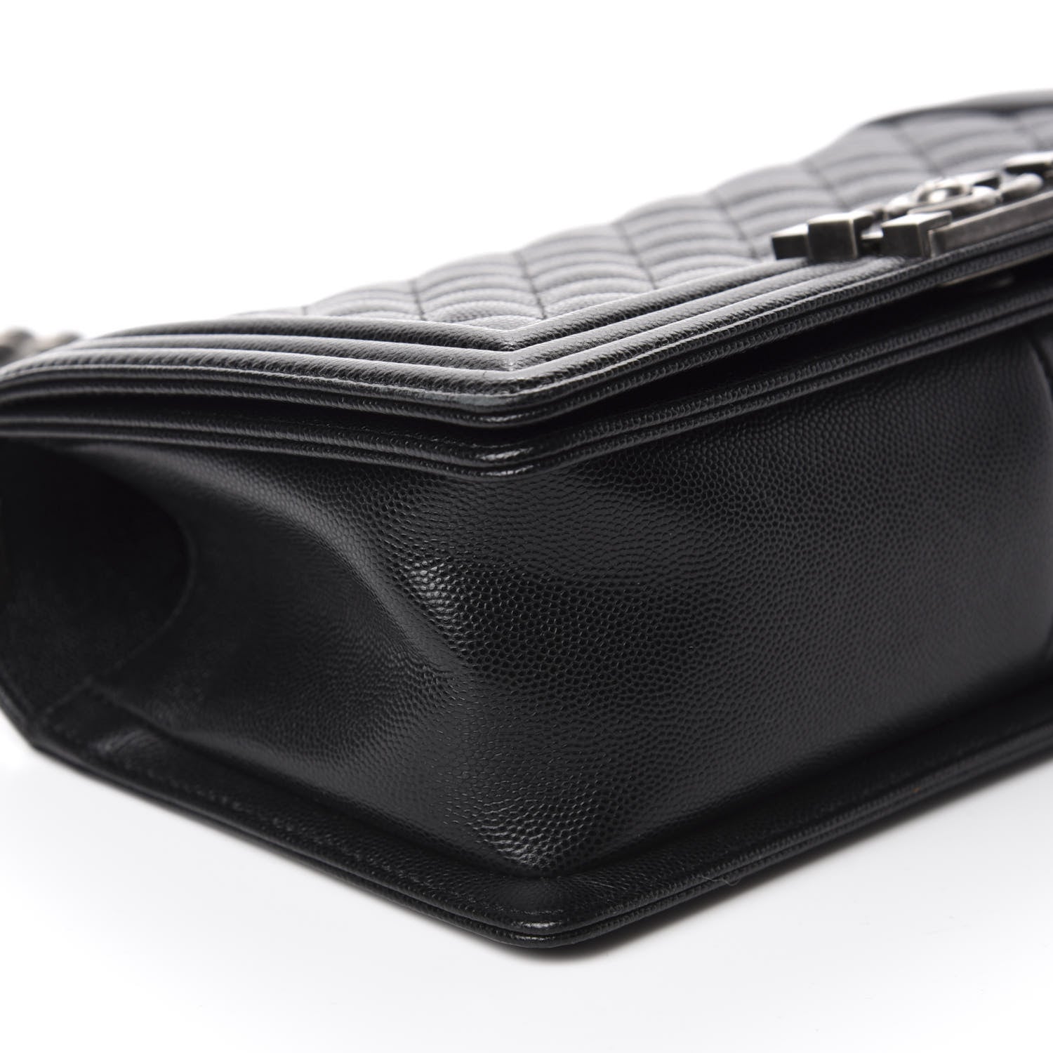 Chanel Caviar Quilted Medium Boy Flap Black 6 of 14