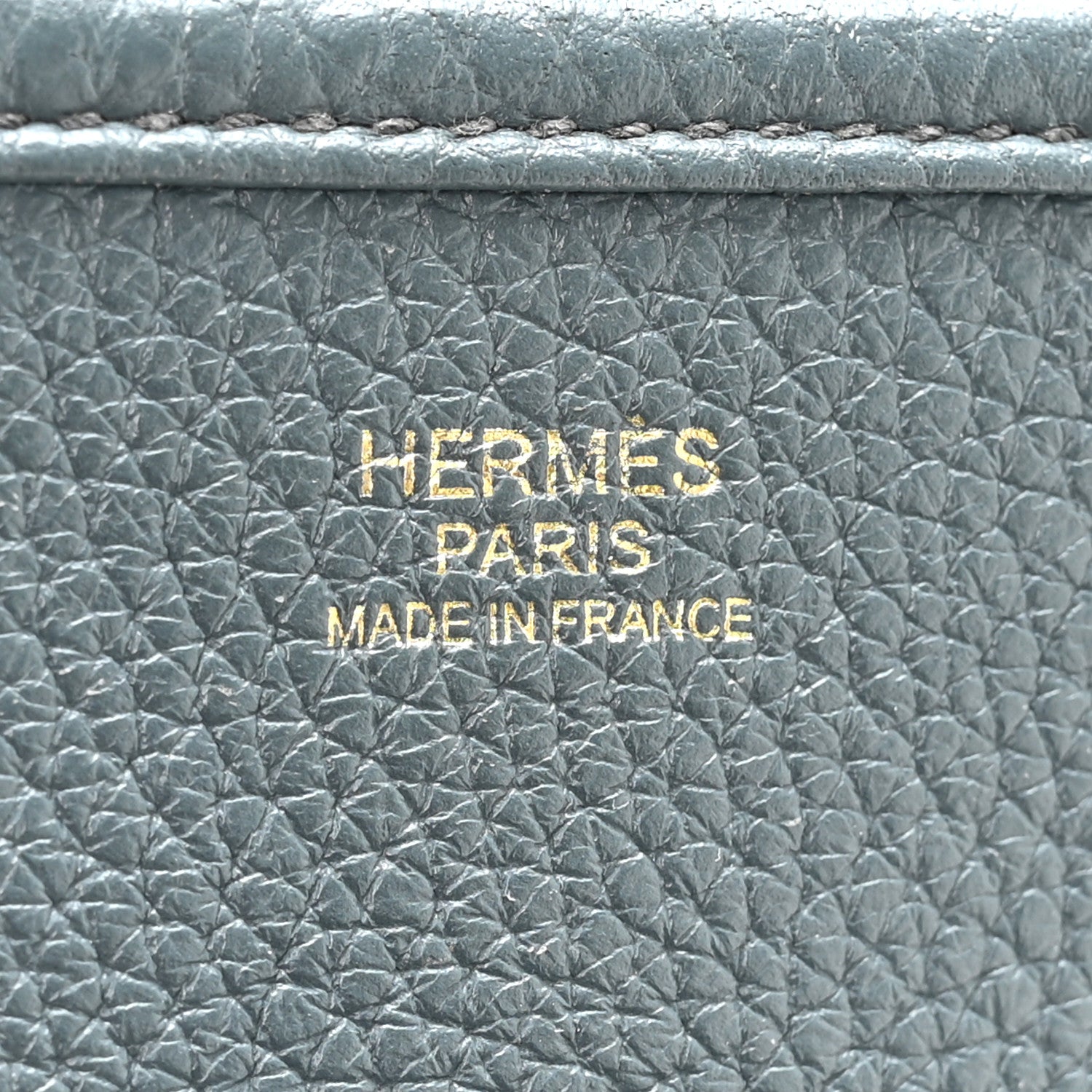 Hermes Taurillon Clemence EVELYNE III PM Vert Cypress 6 of 10